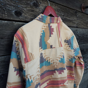 Cotton and Rye - Southwestern Print Trucker Style Jacket