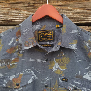 Howler Brothers - H Bar B Men's Short Sleeve Snap Shirt - Caracara Country