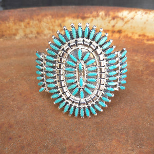 Zuni Turquoise Petit Point Cluster Bracelet - Rosemary Tom