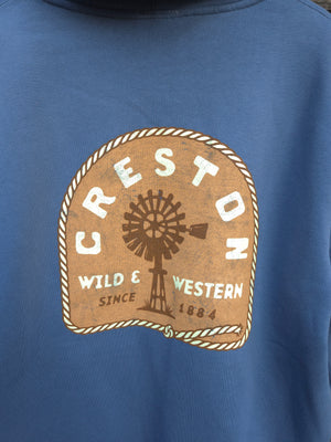 Creston Men's Hoodie - Ropin' Windmills