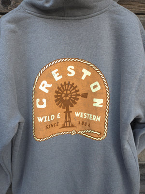 Creston Men's Hoodie - Ropin' Windmills