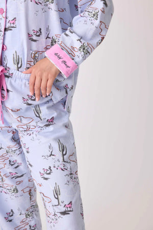 PJ Salvage - Wild Heart Flannel Pajama Set