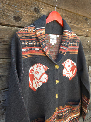 Cotton and Rye - Vintage Hereford Cardigan - Grey