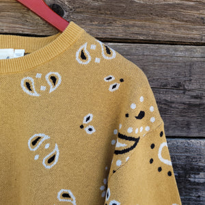 Cotton and Rye - Bandana Sweater - Yellow Gold