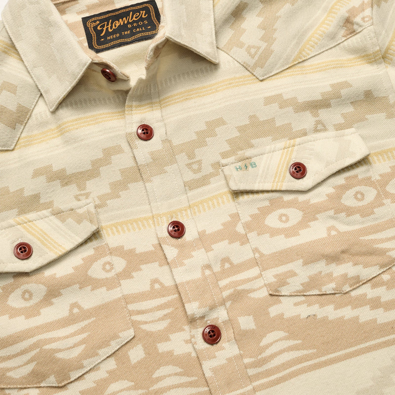 Chemise Howler Bros Sheridan Flannel Aztèque Western Taille M - Neuf Avec Étiquettes - Multicolore