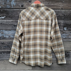 Simms - Santee Flannel - Bay Leaf Plaid Ombre