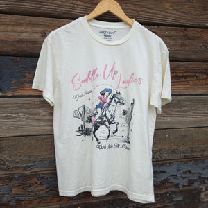 "Saddle Up Ladies" Women's Mineral Wash T-shirt