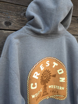 Creston Men's Hoodie - Ropin' Windmills