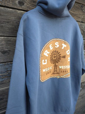 Creston Men's Hoodie - Ropin' Windmills