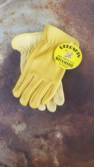 Gloves - Leather Work Deerskin