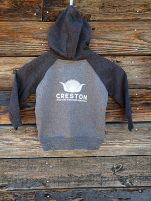 Creston Kid's - Zip Up Hoodie - Creston Horns
