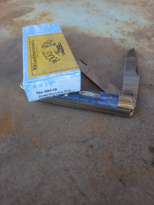 Case Knife - 58410 Pocket Worn® Gray Bone Crandall Jig Trapper