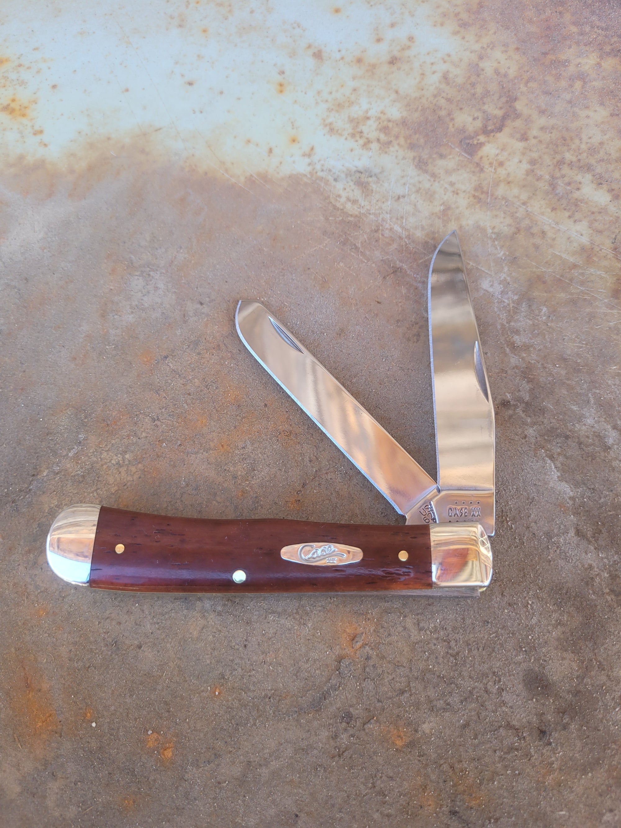 Case Knife - 28707 Chestnut Bone Smooth Trapper