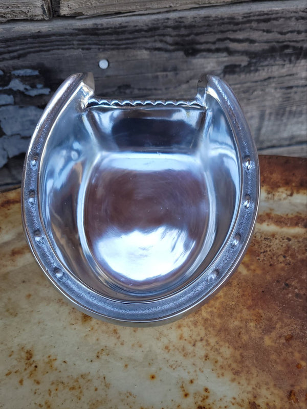 Arthur Court Horseshoe Bowl Allgood Custom Leather