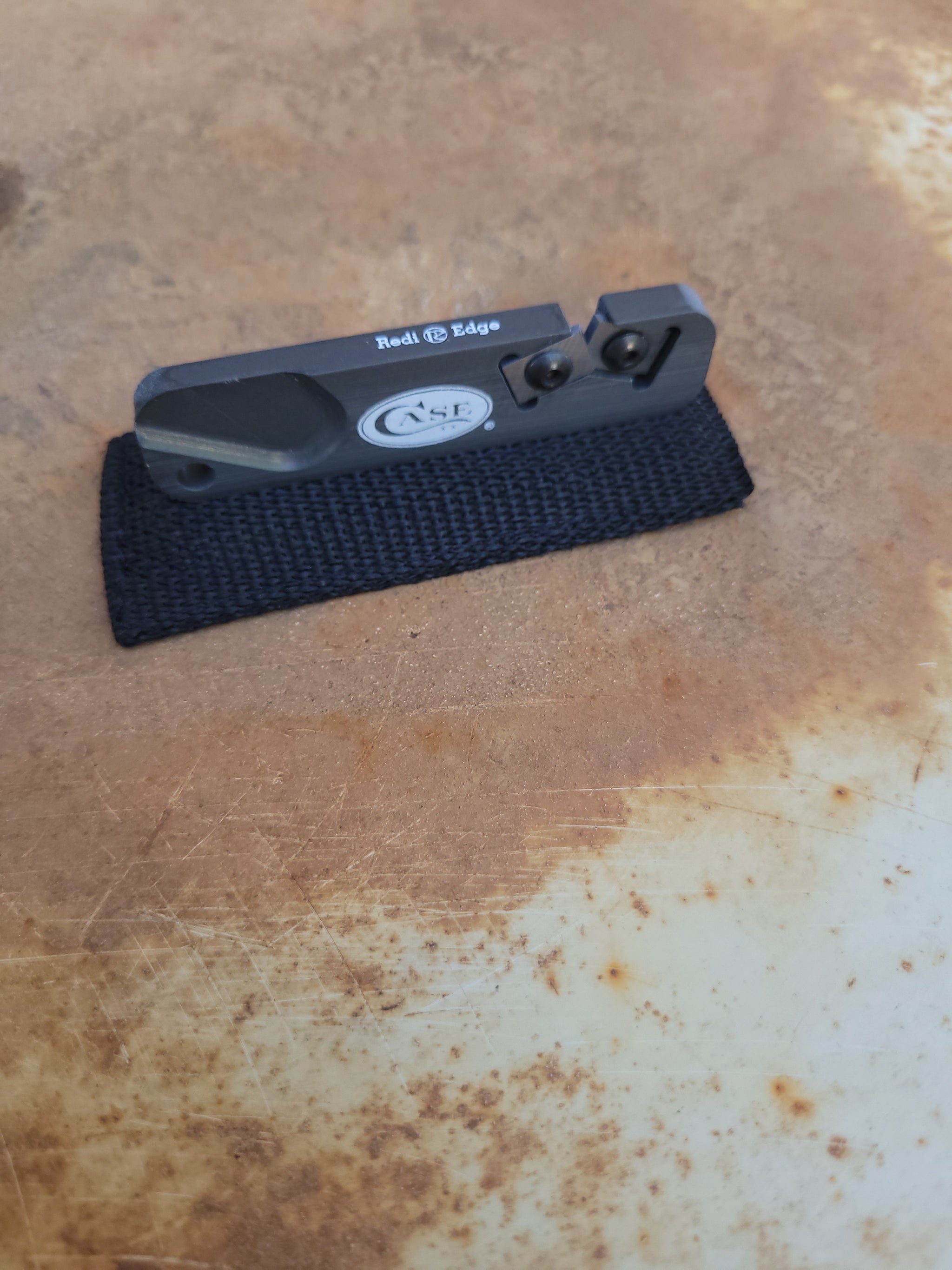 Case Knife - 09050 Mini Pocket Sharpener - Allgood Custom Leather