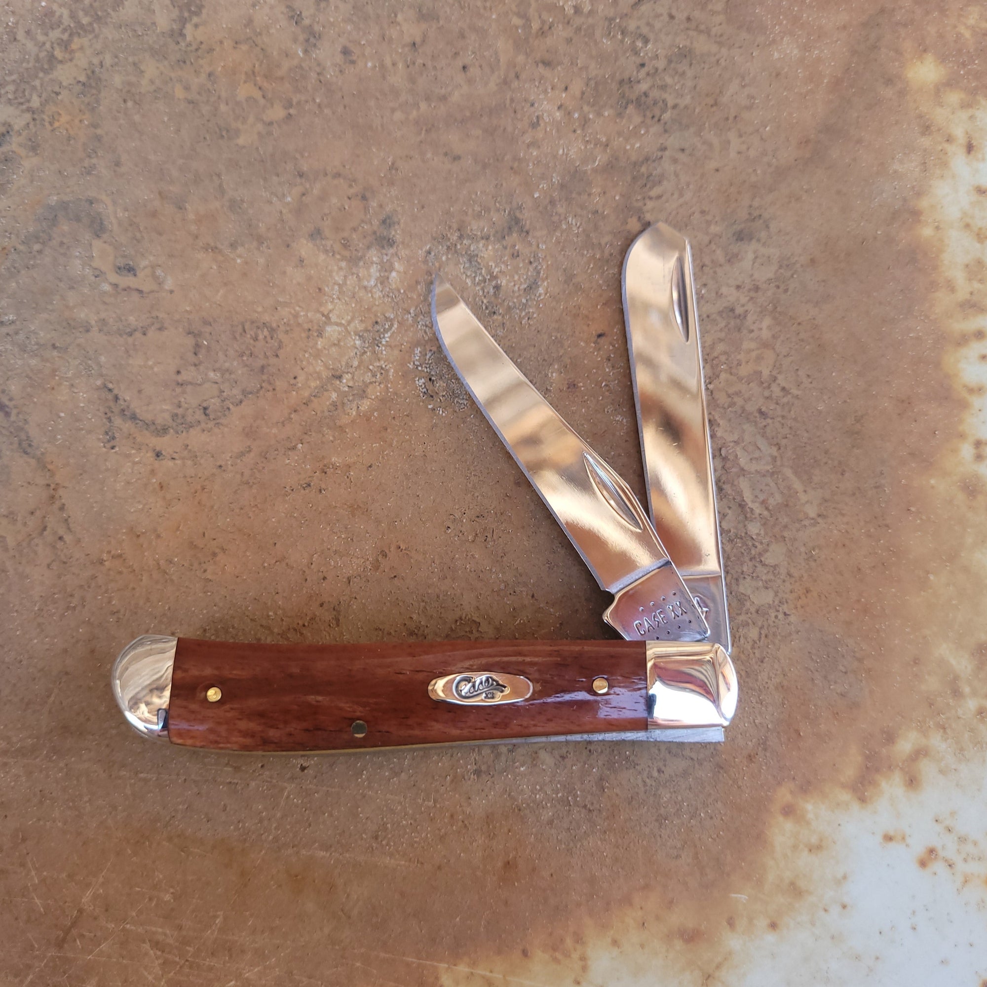 Case Knife - 28700 Smooth Chestnut Bone Mini Trapper