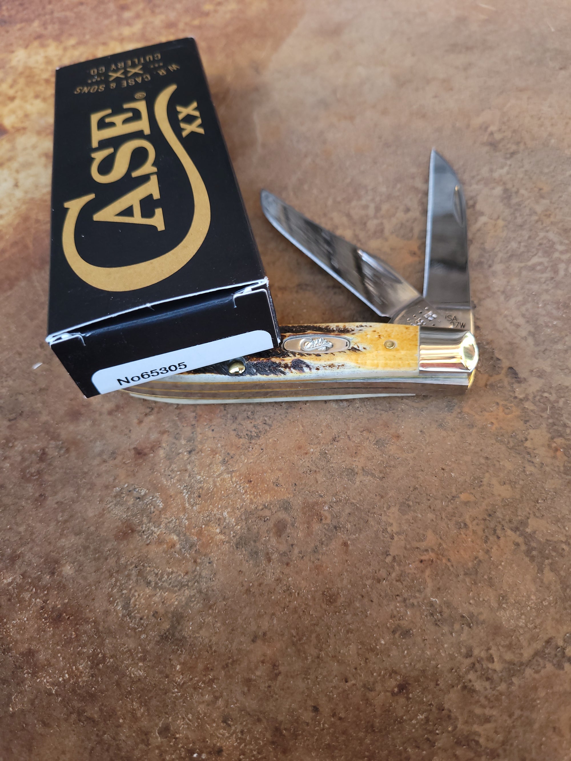 Case Knife - 65305 6.5 BoneStag® Mini Trapper