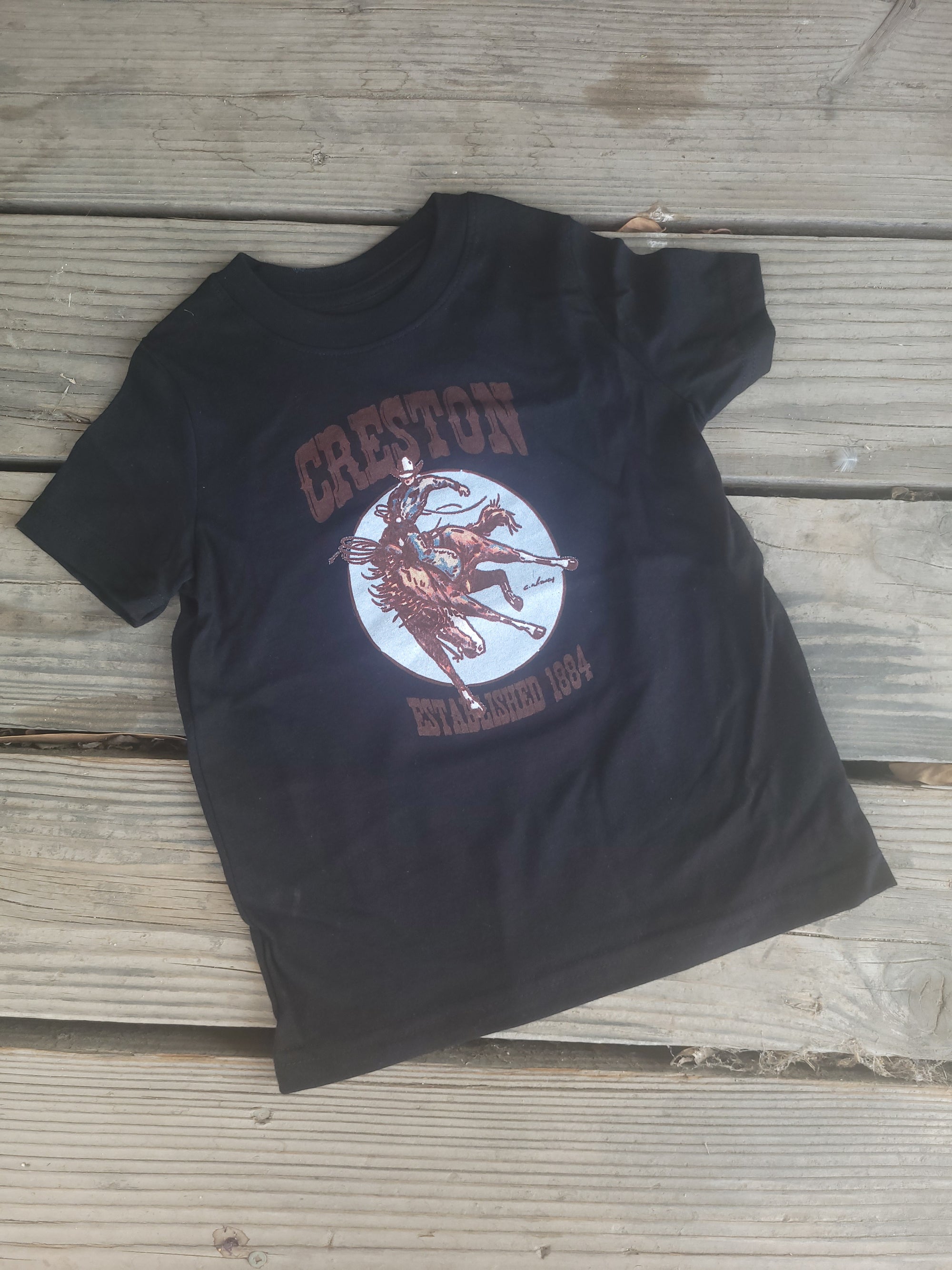 Creston Kid's T-Shirt - Cowboy Moon