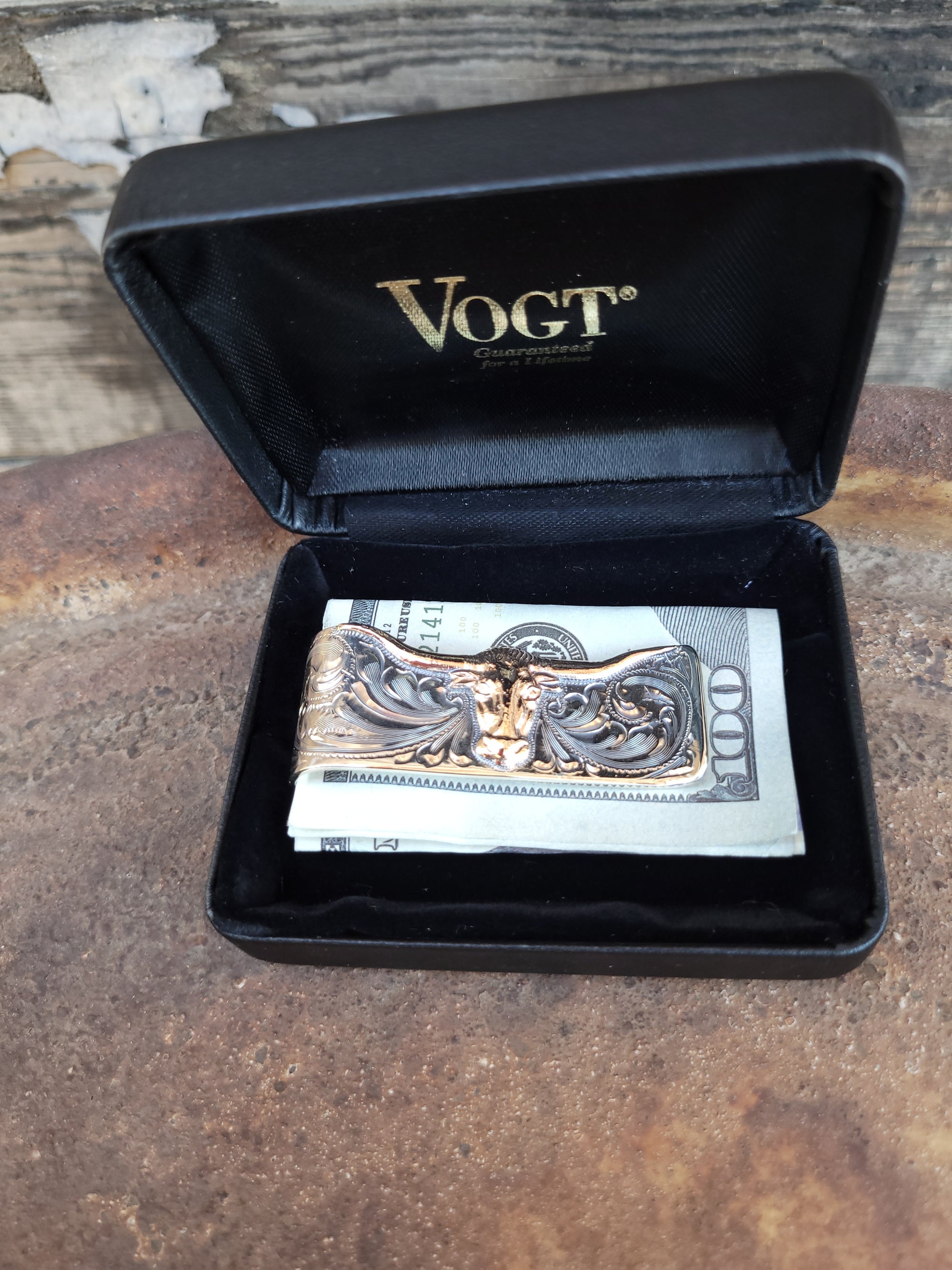 VOGT マネークリップ　ウェスタン　シルバー The Vogt Classic Money Clip – Vogt Silversmiths
