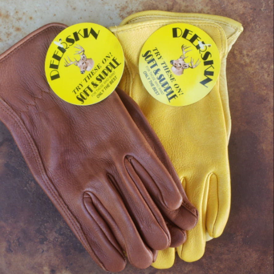 Gloves - Leather Work Deerskin