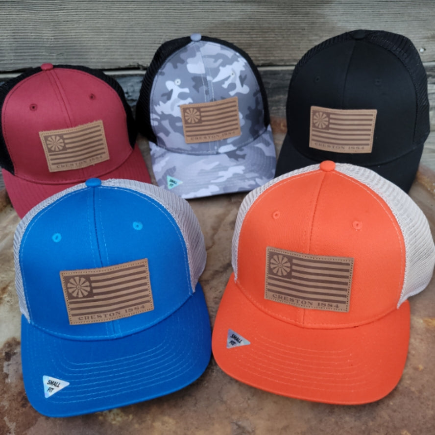 Creston Cap - Kid's - Leather Windmill Flag