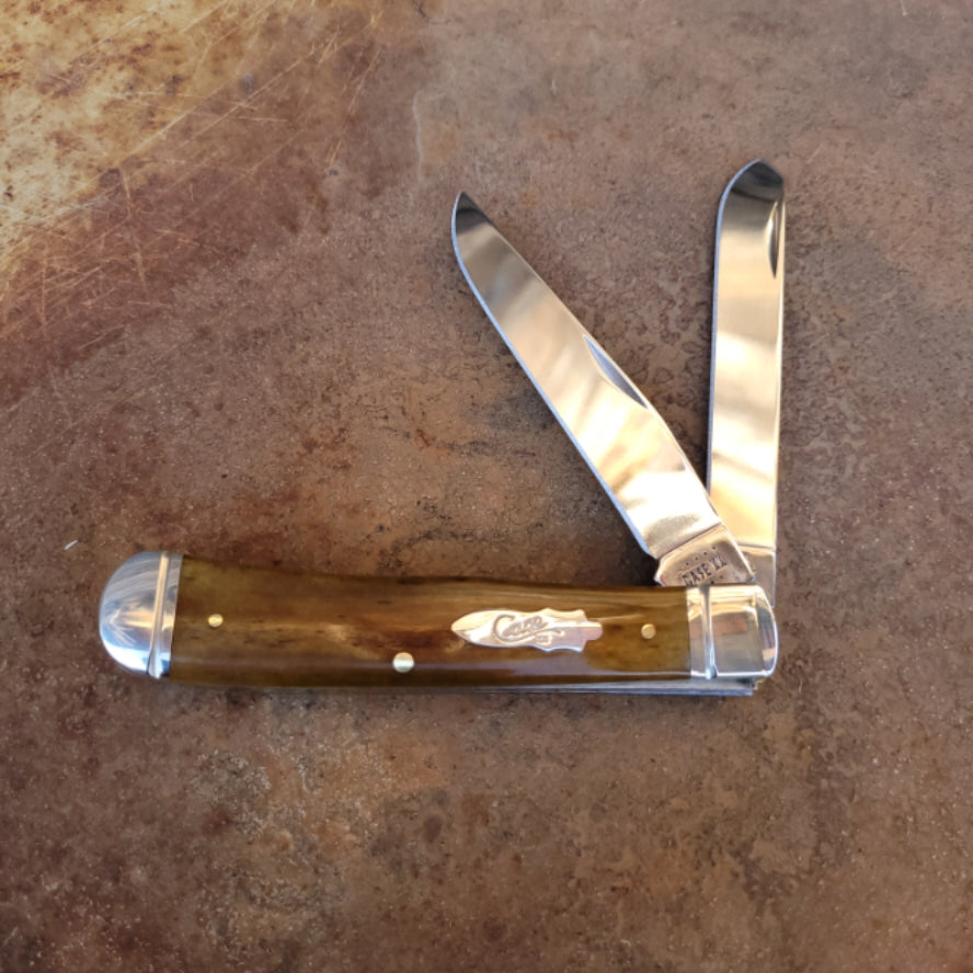 Case Knife - 58182 Antique Bone Smooth Trapper