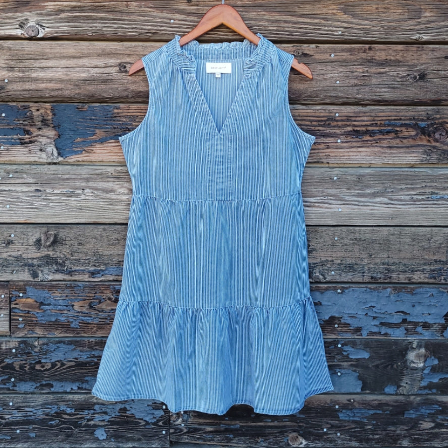 Dear John Denim - Helena Striped Sleeveless Dress