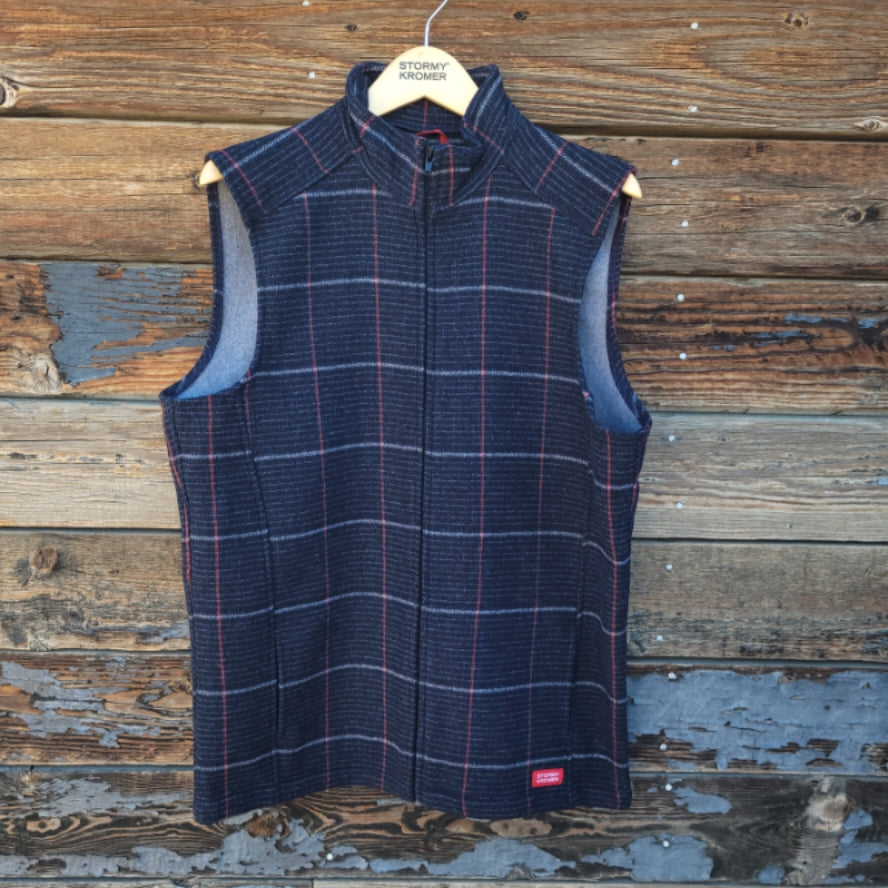 Stormy Kromer - Boundary Vest - Indigo Plaid