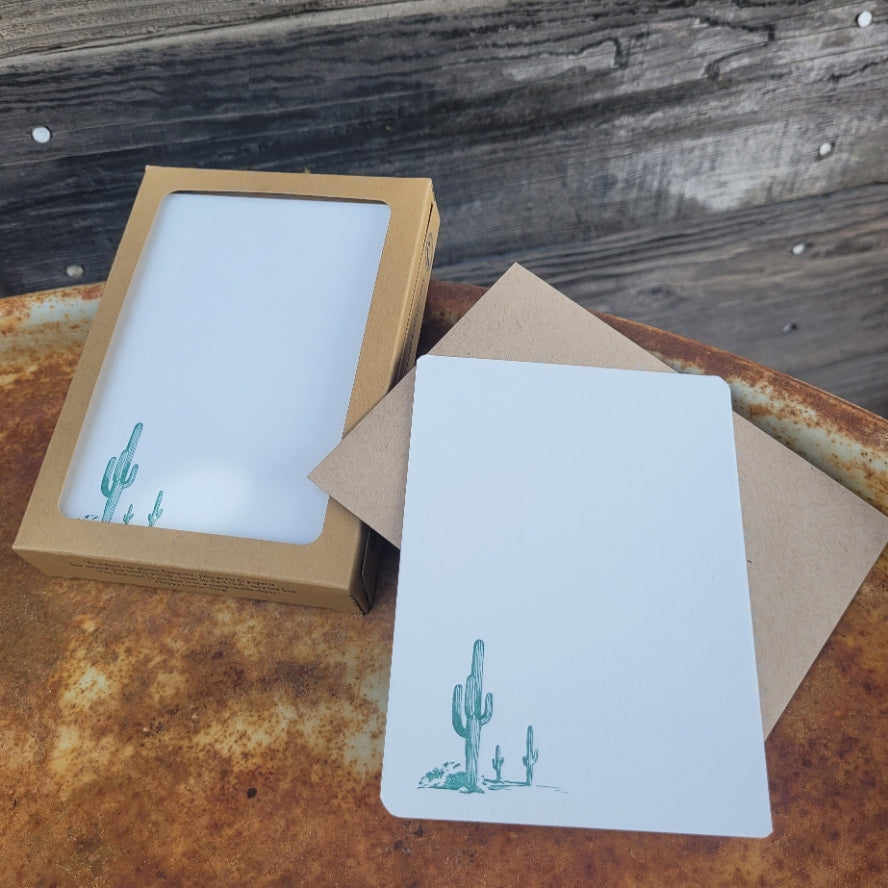 Boxed Stationary - Cactus