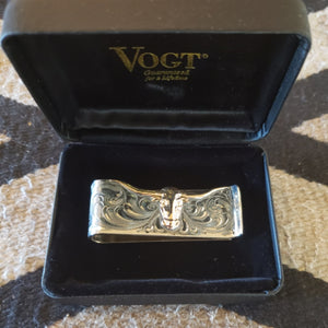 Vogt - Silhouetted Longhorn Money Clip