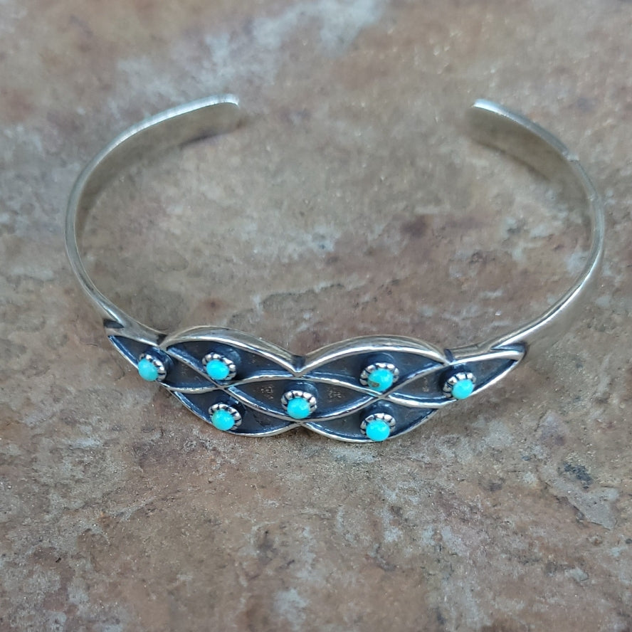 Cuff Bracelet - Lucia Turquoise