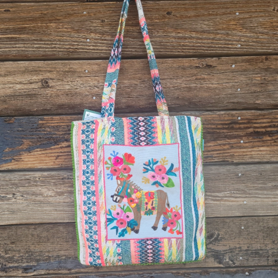 The Happy Donkey Tote Bag