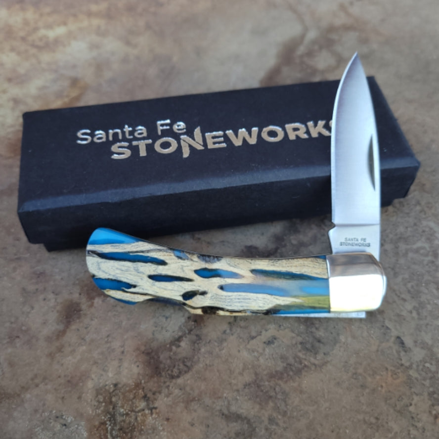 Santa Fe Stoneworks Arizona Ironwood 3-inch Lockback Pocket Knife